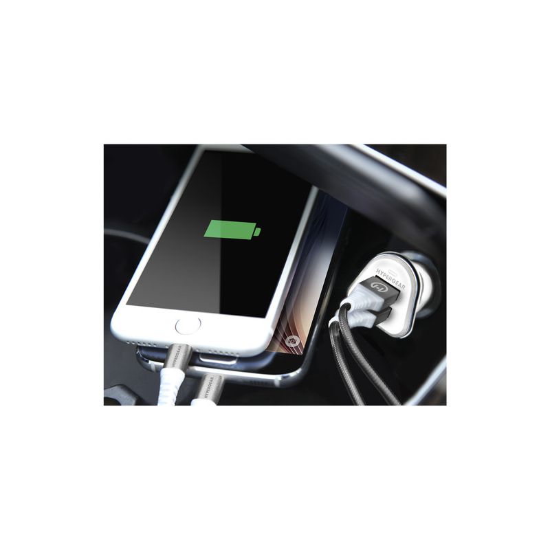 HyperGear High-Power 17W Dual USB Car Charger, 3 of 6