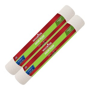 Wooster Genuine 18" Micro Plush 9/16" Nap Roller Cover 2-Pack, R238-18-2PK - 1 of 1