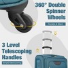 Lyngins 22/26/30 Inch 3PCs Softside Luggage Sets with Spinner Wheels,TSA Lock,Adjustable Handle,Lightweight Expandable Suitcases for Trip - 4 of 4