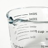 2 Cup Glass Measuring Cup with Lid Clear - Figmint™