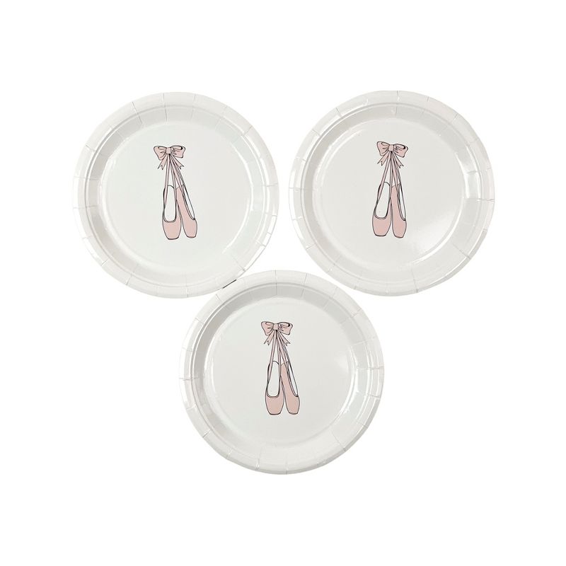 Anna + Pookie 7" Ballerina Paper Party Plates 8 Ct., 2 of 4