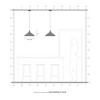 Livex Lighting Metal Shade 1 - Light Chandelier in  Brushed Aluminum - 2 of 4