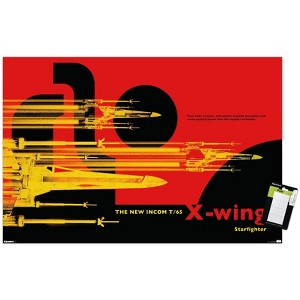 Trends International Star Wars: Moving At Lightspeed - X-Wing Unframed Wall Poster Prints - 1 of 4