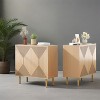 ORRD 59" Natural Wood Sideboard, Freestanding Storage Buffet Cabinet for Dining, Living & Kitchen - 3 of 4
