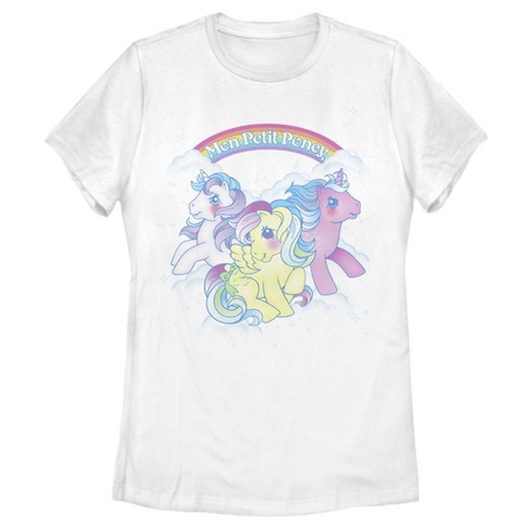 Women s My Little Pony Classic French Logo T Shirt White Small