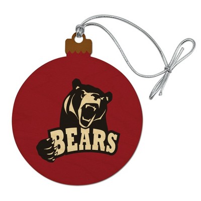 Lenoir-Rhyne University Primary Logo Wood Christmas Tree Holiday Ornament