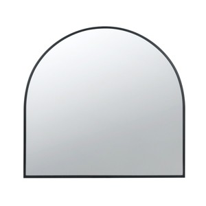 GlasFlength Decorative Wall Mirrors Classic Mirror Wall Mirror Decorative Arched Mirror Vanity Mirror for Living Room, Black, 1"*31"*33" - 1 of 4