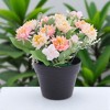 Unique Bargains Artificial Plants Chrysanthemum Plastic 4.33"x4.33"x7.87" 1 Pcs - 2 of 4