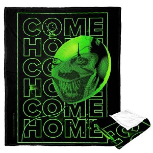 Warner Bros. It Chapter 2 Come Home Neon Green Silk Touch Throw Blanket 50x60 Inches - 1 of 4