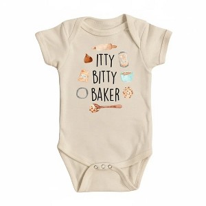 Itty Bitty Baker Newborn Baby Onesie® Bodysuit GS1 - 1 of 4