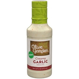 Olive Garden Creamy Garlic Dressing, 16 fl. oz, Pack of 4 - 1 of 1