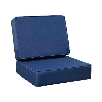 ARTPLAN Deep Seat Outdoor Cushion,Set 24"x24"x6" ,18x24" Bench Outdoor Chair Cushions, for Patio Furniture Square