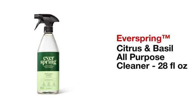 Citrus &#38; Basil All Purpose Cleaner - 28 fl oz - Everspring&#8482;, 2 of 11, play video