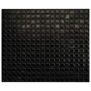 Smart Tiles 3D Peel and Stick Backsplash 4 Sheets of 11.55" x 9.64" Kitchen and Bathroom Wallpaper Minimo Nero