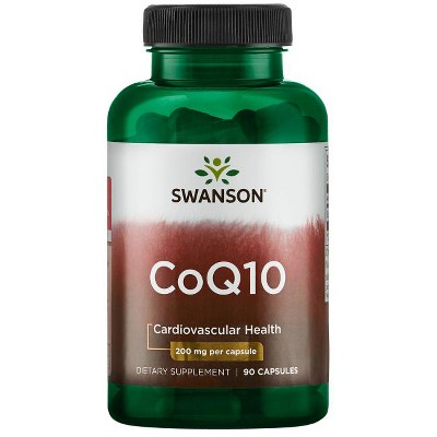 Swanson Dietary Supplement Maximum Strength Coq10 200 mg Capsule 90ct.