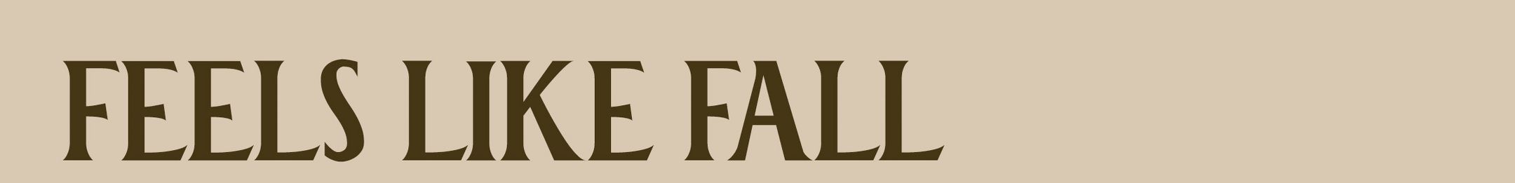 Feels like fall