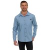 Canada Weather Gear Men’s Long Sleeve Ripstop Shirt – Roll-Up Sleeves, Dual Chest Pockets, Outdoor Lightweight Button-Down - 4 of 4