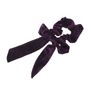 Unique Bargains Solid Color Ribbon Scrunchies 1 Pc - 1 of 4