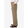 KingSize Men's Big & Tall Relaxed Fit Wrinkle-Free Expandable Waist Plain Front Pants - 3 of 4
