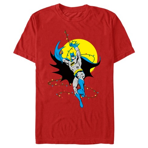 Men's Batman Christmas Light Swing T-Shirt - image 1 of 4