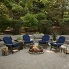 ARDEN Outdoor Plush Modern Tufted Rocking Chair Cushion, Set of 2, 20 x 18, Water Repellent, Fade Resistant - 3 of 4
