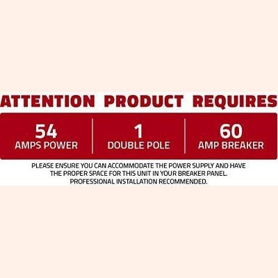 Eemax Blue Electric Tankless Water Heater, 13 kW, 240 Volts