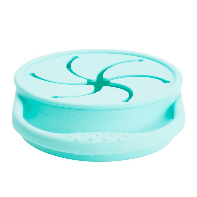 Munchkin Silicone Baby Snack Catcher with Lid - Mint, 3 of 9