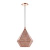 Livex Lighting Aberdeen 1 - Light Pendant in  Rose Gold - 2 of 4