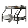 Twin XL Over Queen Metal Bunk Bed with Ladder and Slats Support - 4 of 4