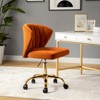 Ilia Comtemperary Swivel Office Chair with Channel Tufted Back | Karat Home - 4 of 4