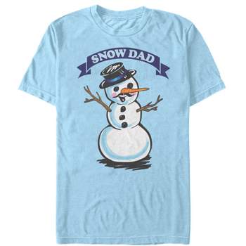 Men's Lost Gods Christmas Snowman Dad T-Shirt