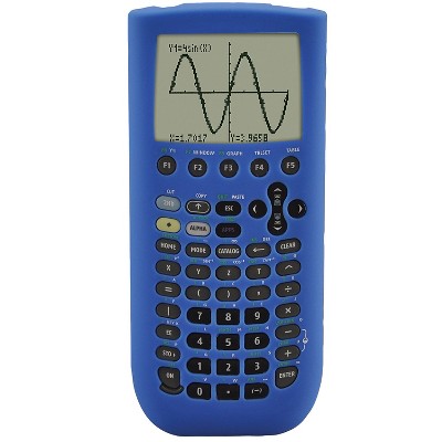 Guerrilla Silicone Case For Texas Instruments TI 89 Titanium Graphing Calculator Blue TI89BLUESC