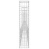 vidaXL U-shape Gabion Basket with 5 Posts Iron 196.9 in.x7.9 in.x39.4 in. - 4 of 4