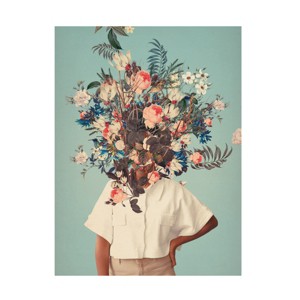 Canvas Wall Art - Frank Moth  'Thank God It's Spring' Wall Art for Living Room, Bedroom, or Office Décor by Trademark Fine Art - 1 of 4