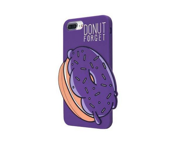 GEMS Apple iPhone 8 Plus/7 Plus/6s Plus/6 Plus Silicone Donut Novelty Case - Purple