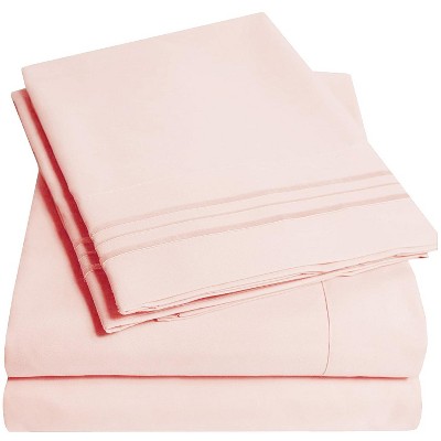 Home Mart Goods Blush Luxury Extra Soft Deep Pocket Fresh Breathable Sheet Set