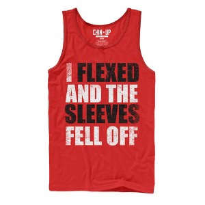 Men's CHIN UP No Sleeves Tank Top - 1 of 3