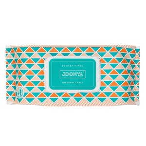 Joonya Baby Wipes - Non-Toxic, Dermatologically Tested, Compostable, Fragrance Free - 1 Pack of 80 - 1 of 4
