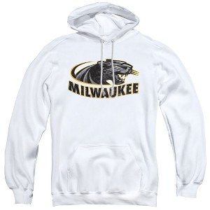 University of Wisconsin-Milwaukee Official Distressed Primary Logo Adult Pull-Over Hoodie - 1 of 4