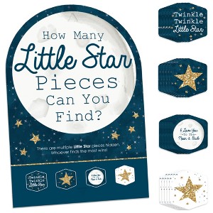 Big Dot of Happiness Twinkle Twinkle Little Star - Baby Shower or Birthday Party Scavenger Hunt - 1 Stand and 48 Game Pieces - Hide and Find Game - 1 of 4
