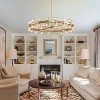 36 Lights, 36 Inch, Dimmable Round Crystal Goblet Chandelier - 4 of 4