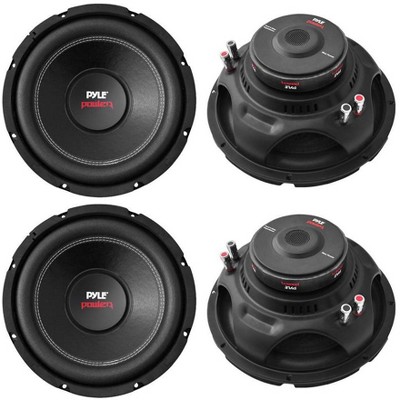 Pyle PLPW15D 15" 8000W Car Subwoofer Audio Power Subs Woofers DVC 4 Ohm, 2 Pack