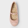 Toddler Heather Stud Ballet Flats - Cat & Jack™ Blush - 3 of 4