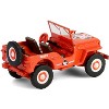 1944 Willys MB Jeep Red "Smokey Bear 80th Anniversary" "Anniversary Collection" Series 17 1/64 Diecast Model Car by Greenlight - 3 of 4