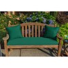 Casual Cushion Solid Sunbrella Fabric 1-Piece Indoor/Outdoor Square Throw Pillow, 15"W x 15"L - 2 of 4