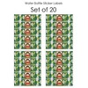 Big Dot of Happiness Forest Hedgehogs - Woodland Birthday Party or Baby Shower Water Bottle Sticker Labels - Set of 20 - 3 of 4