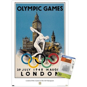 Trends International Team USA - London 1948. Games of the XIV Olympiad. Unframed Wall Poster Prints - 1 of 4