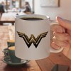 Justice League Movie Wonder Woman Logo Ceramic Coffee Mug, Novelty Gift Mugs for Coffee, Tea and Hot Drinks, 11oz, White - image 4 of 4