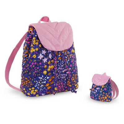 Our Generation Me & You Matching Floral Backpacks Accessory Set for Kids & 18" Dolls
