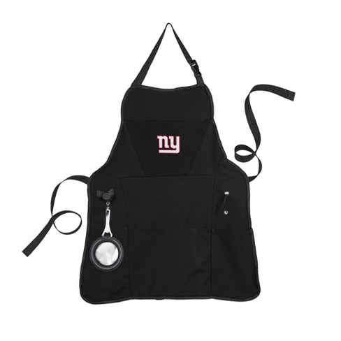 Evergreen New York Giants Black Grill Apron- 26 x 30 Inches Durable Cotton with Tool Pockets and Beverage Holder - image 1 of 1